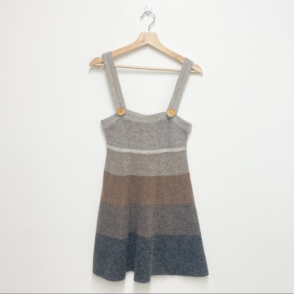 Free People Wool Earthy Tone Knit Dress - Picture 5 of 5